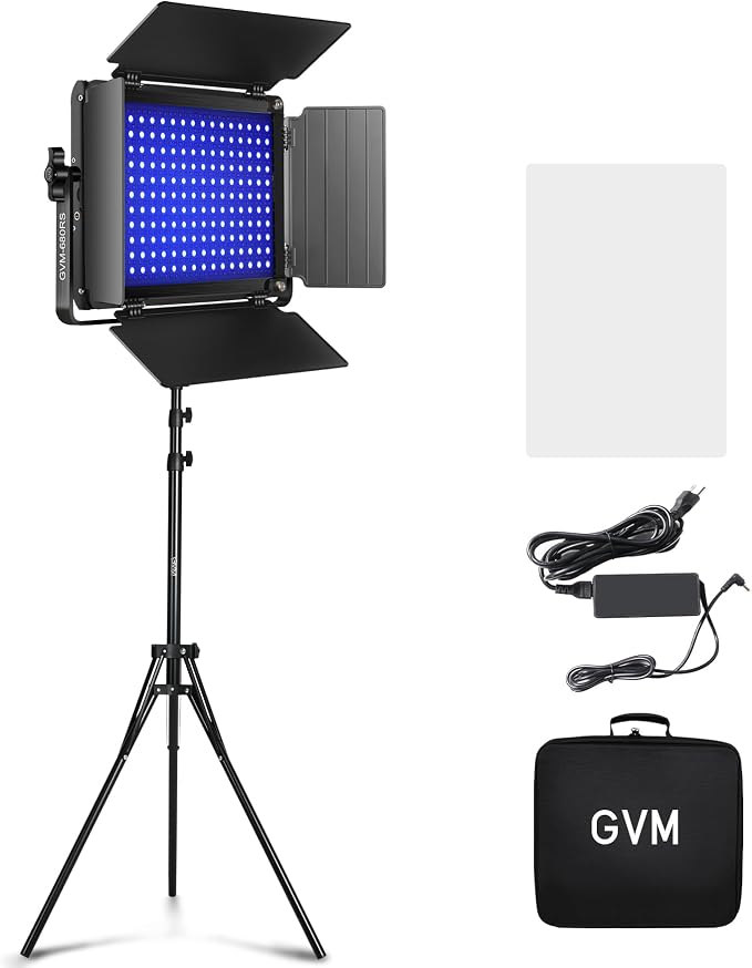 GVM Upgraded 680 RGB LED Video Light