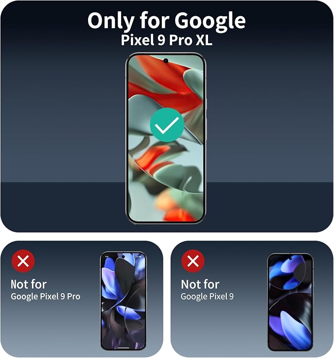 3+3+1-Pack, Privacy Screen Protector and Camera Lens Protector