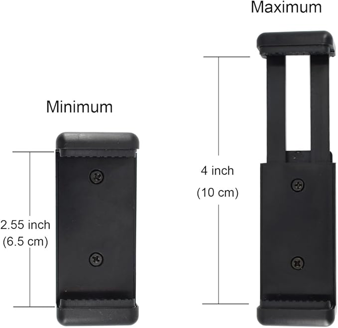 Universal Cell Phone Tripod Mount Adapter, OIMIO Phone Holder Clip Connector