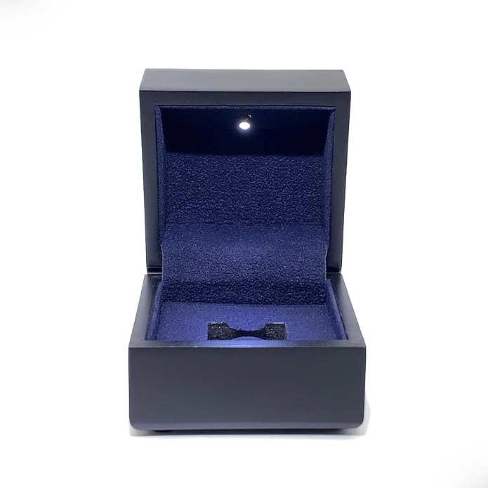 Wooden Lighting Display Box for Championship Ring – LED Illuminated, Available