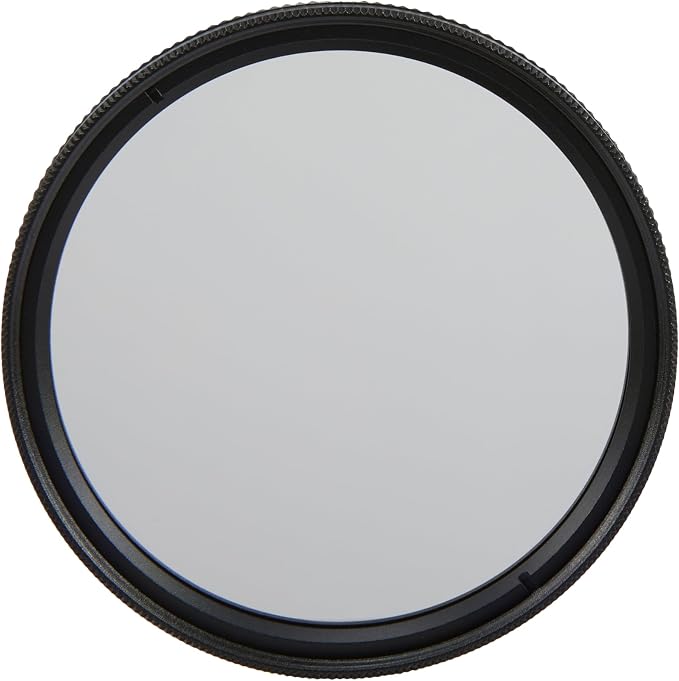 Amazon Basics Circular Polarizer Camera Lens Filter, 360° Rotatable Frame