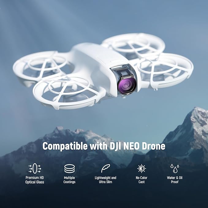 Neewer ND Filter Set for NEO Drone, 3 Pack ND8/ND16/ND32 Neutral Density Drone