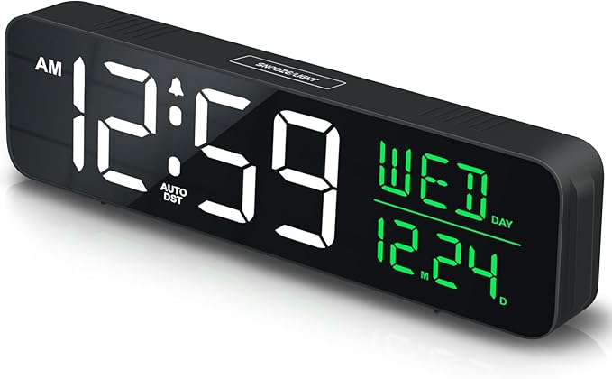 Peakeep Large Display Digital Alarm Clock