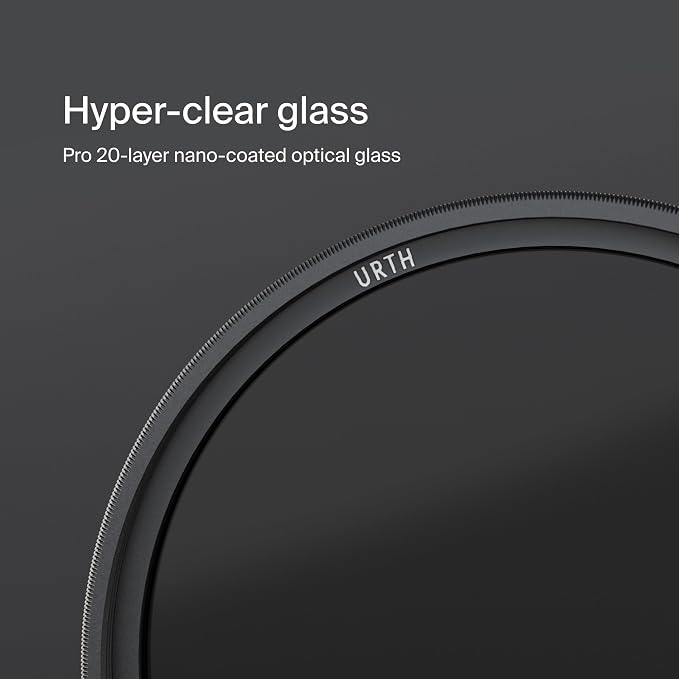 Urth 58mm Soft Graduated ND8 Lens Filter — 3-Stop, HD Optical Glass 20-Layer