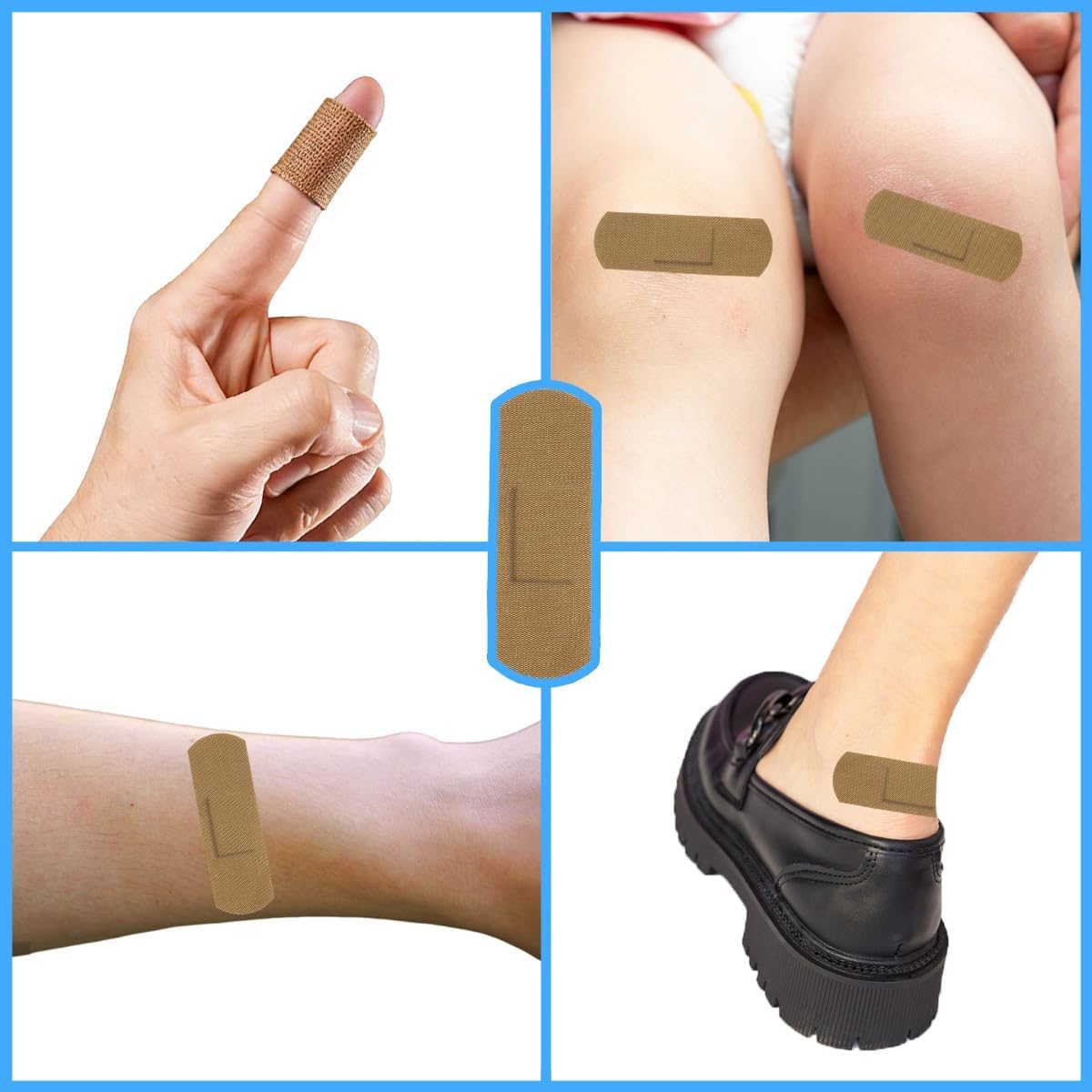 Regine Switzerland 150pcs Sterile Adhesive Bandages - Flexible & Breathable for First Aid Care