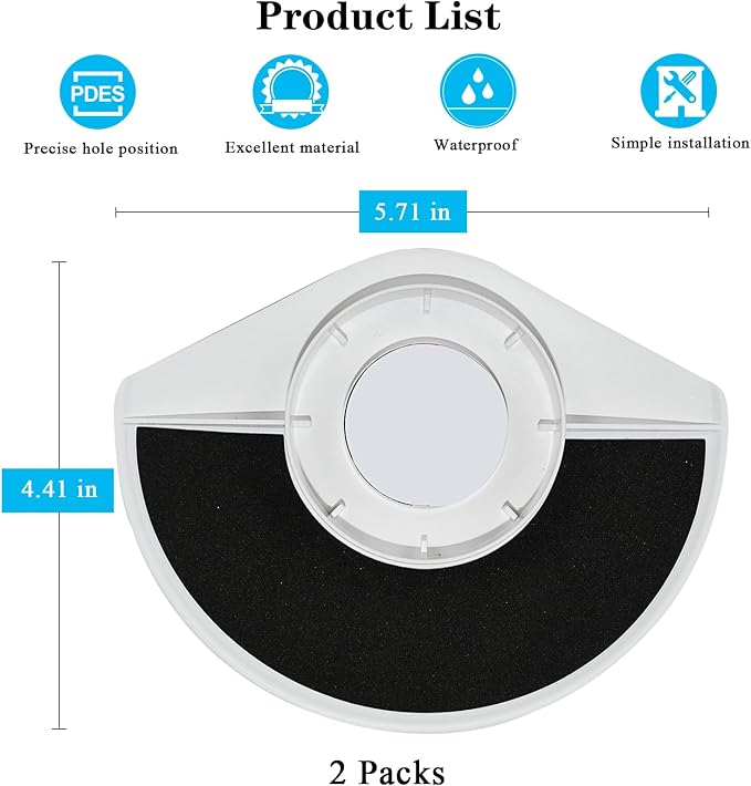 2Pack Sun Rain Shade Camera Cover Compatible