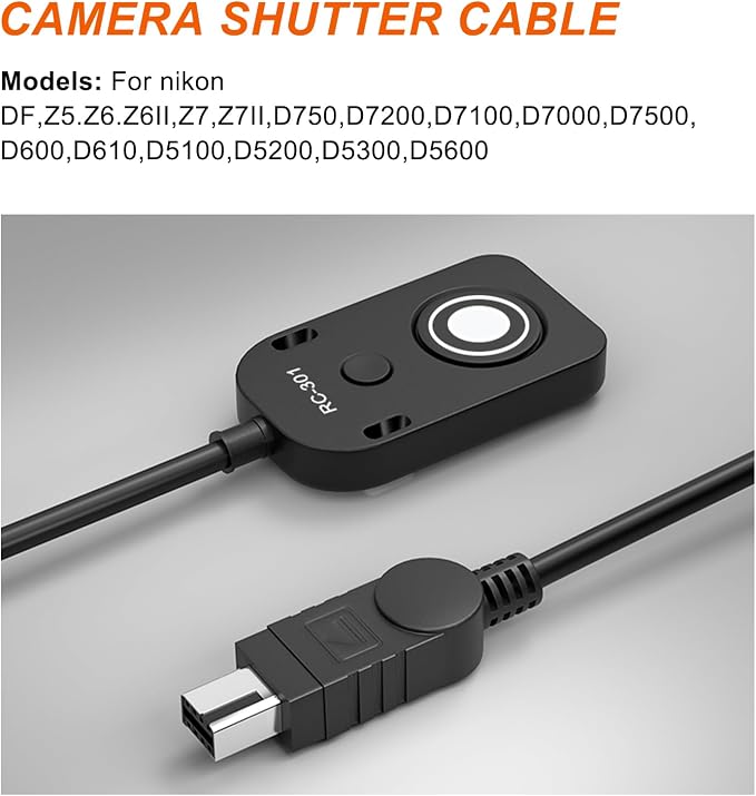 for NK Remote Cable RC301-DC2 Small Shutter Release Remote controlDF, Z5.Z6.Z6II
