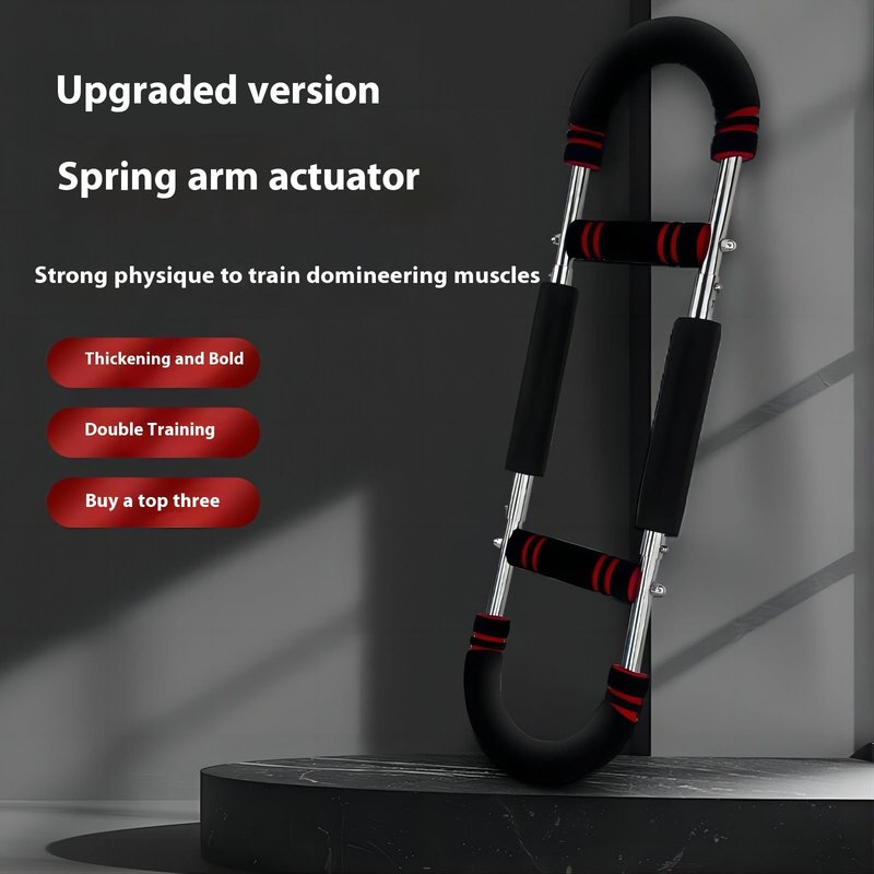 Red Twister Arm Trainer40-100lb Adjustable Chest Workout Equipment, Twister Arm Trainer,Portable Power Twister Bar,Detachable Design Fitness Anywhere,Suitable for Camping, Home, Office, Gym