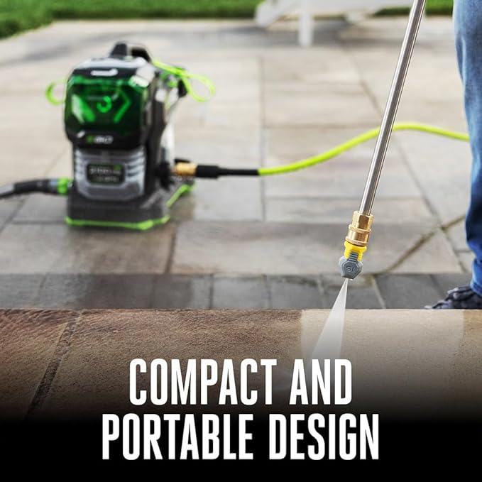 EGO Power+ Electric Pressure Washer, 2100 PSI Power Washer, Includes 56V 6.0Ah Battery and Charger - HPW2105