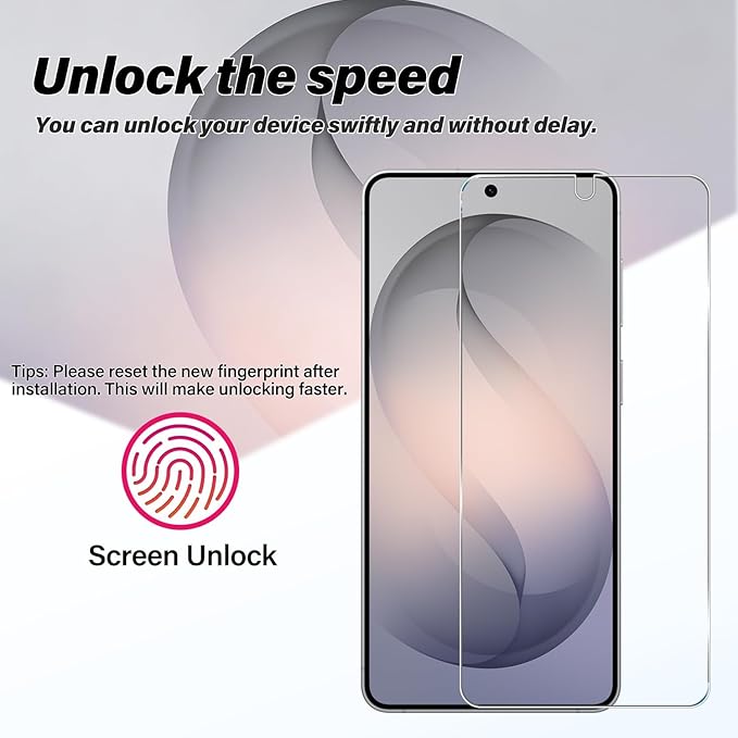 BIGFACE Galaxy S26 Plus Tempered Glass Screen Protector + Camera Lens Protector
