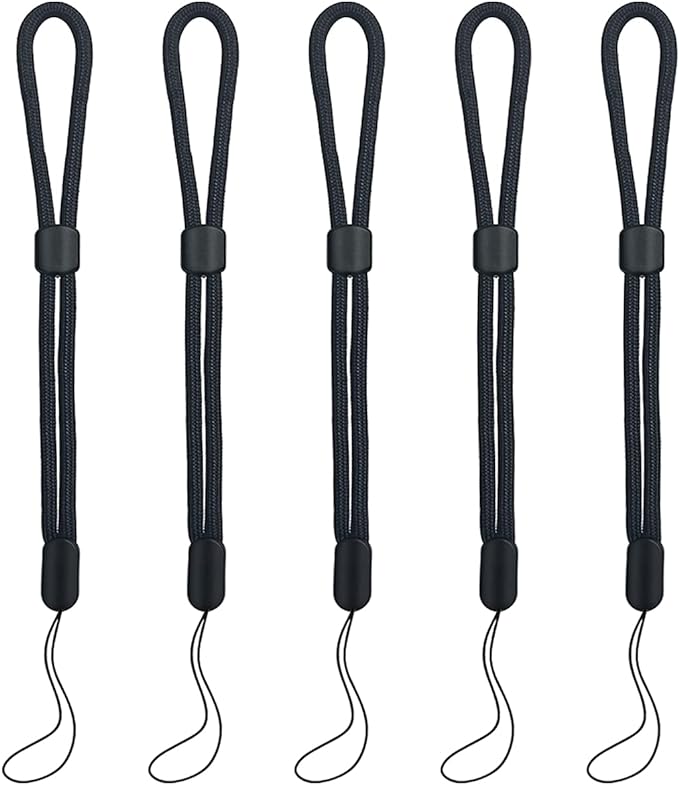 yuntop 5PCS Wrist lanyard, 7.8 inch Hand Wrist Strap Lanyard, Adjustable Nylon
