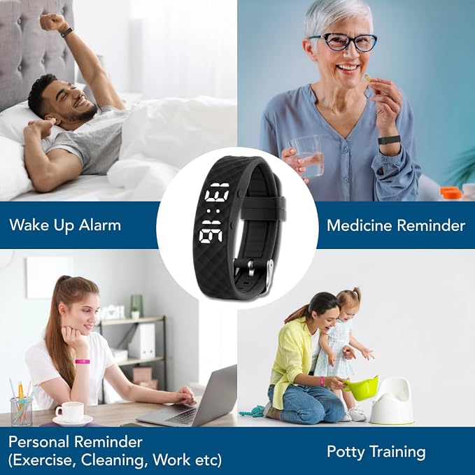 Tabtime Vibrating Alarm Reminder Watch -