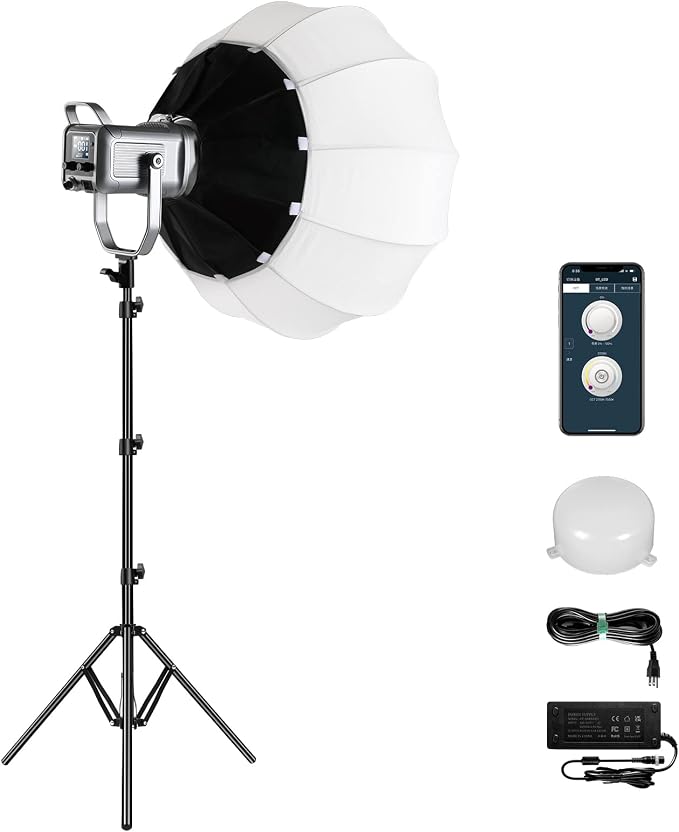 GVM 150W Video Light Kit, 2700K-7500K Continuous Lighting