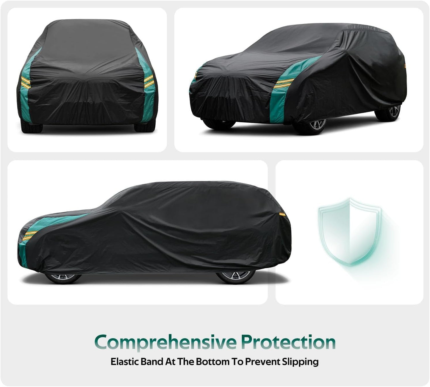SUV Car Cover Custom Fit for Lexus RX 330 350 450 500(2016-2025), Waterproof All Weather for Automobiles, Outdoor Full Cover with Windproof Clip Straps.