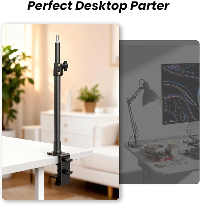 2Pack Streaming Key Light, LED Video Light Dimmable Bi-Color 3200-5600k Video