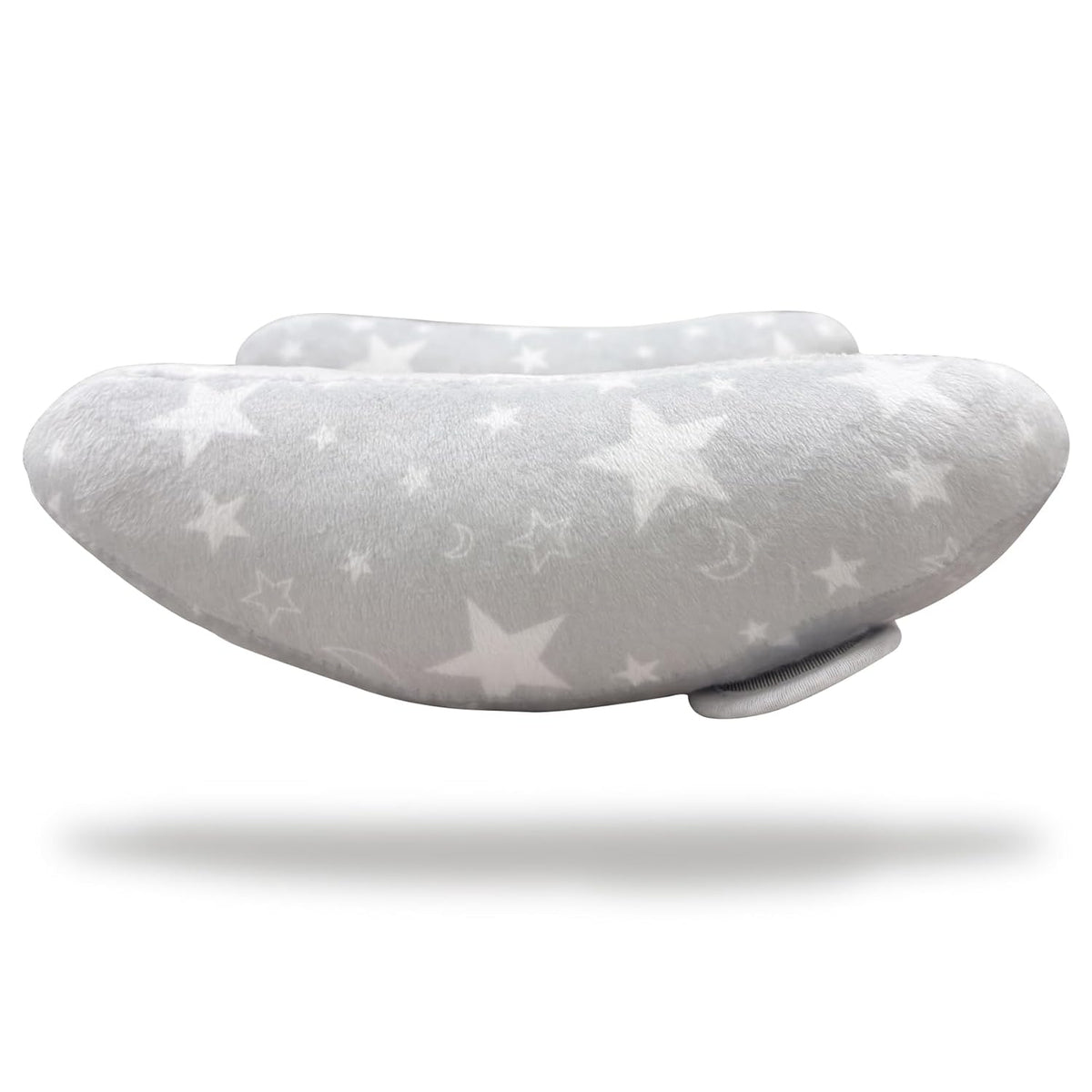 Infant Travel Pillow, Adjustable Baby Head Neck Support Cushion for Car Seat and Stroller - Comfortable and Lightweight Baby Travel Pillow, with Moon and Star Pattern