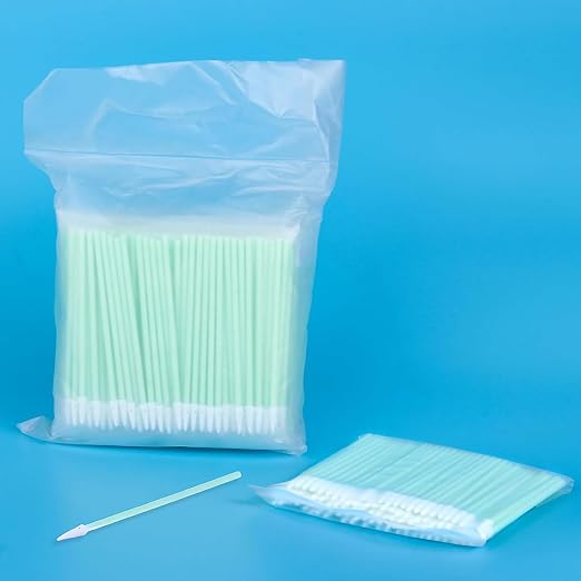 500-Pack Pointed Tip Fiber Optic Cleaning Swabs
