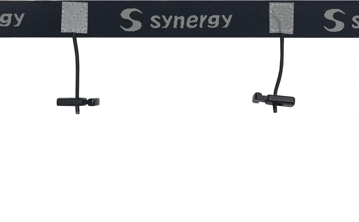Synergy Race Day Number Belt - Lightweight & Adjustable for Running/Triathlon Events