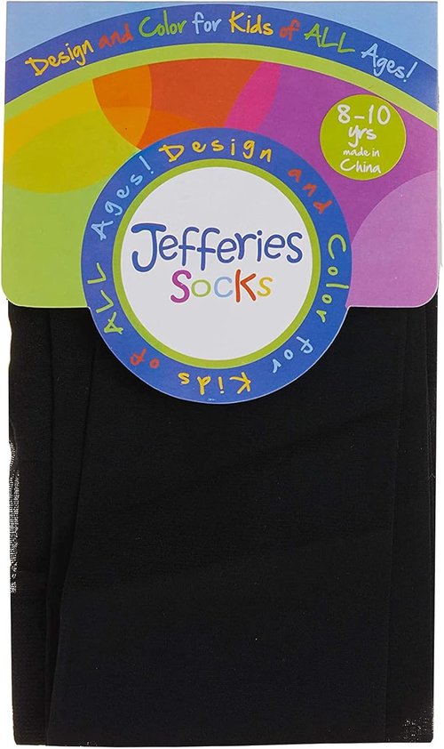 Jefferies Socks | Girls' Jr. Miss Pantyhose Tights - 3 Pair Pack (Sizes 2-6X)