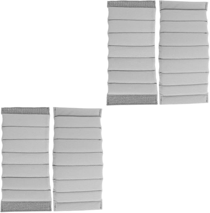 Homoyoyo 4-Pack Camera Bag Divider Plug-in Thicken Gray Suede Camera Bag