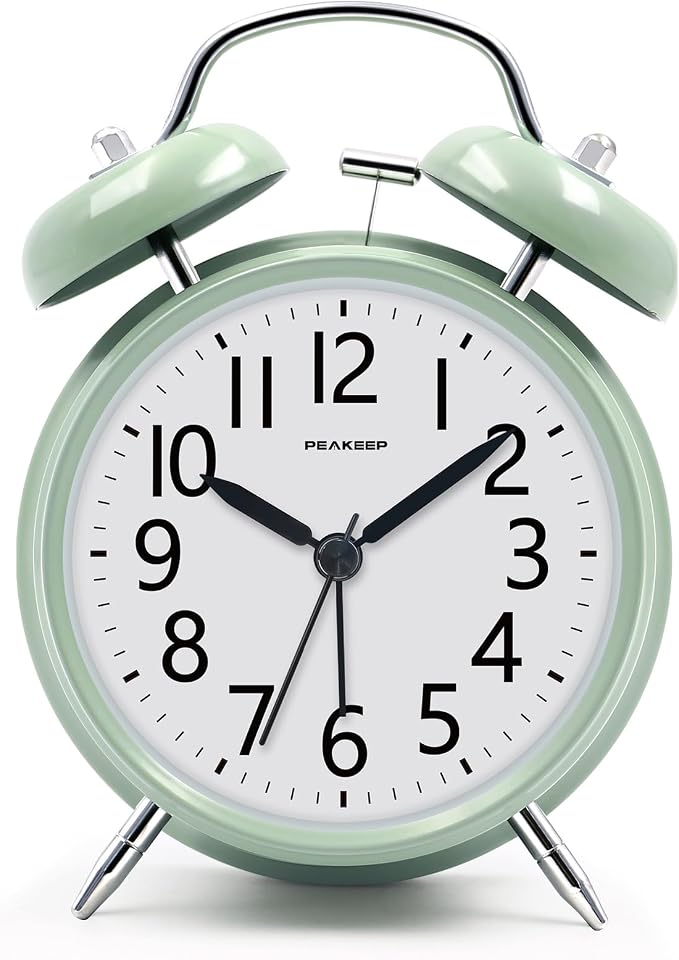 Peakeep Loud Battery Alarm Clock