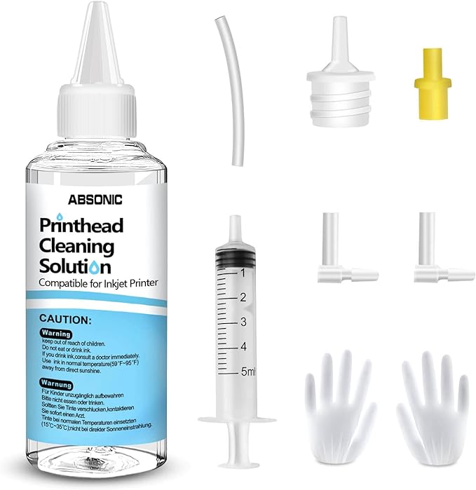 Printer Cleaning Kit for Epson, Printhead Cleaning Kit for HP, Inkjet Printer