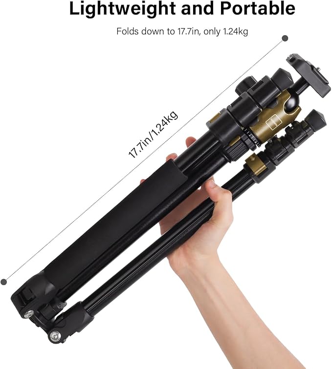 Geekoto 73-Inch Camera Tripod
