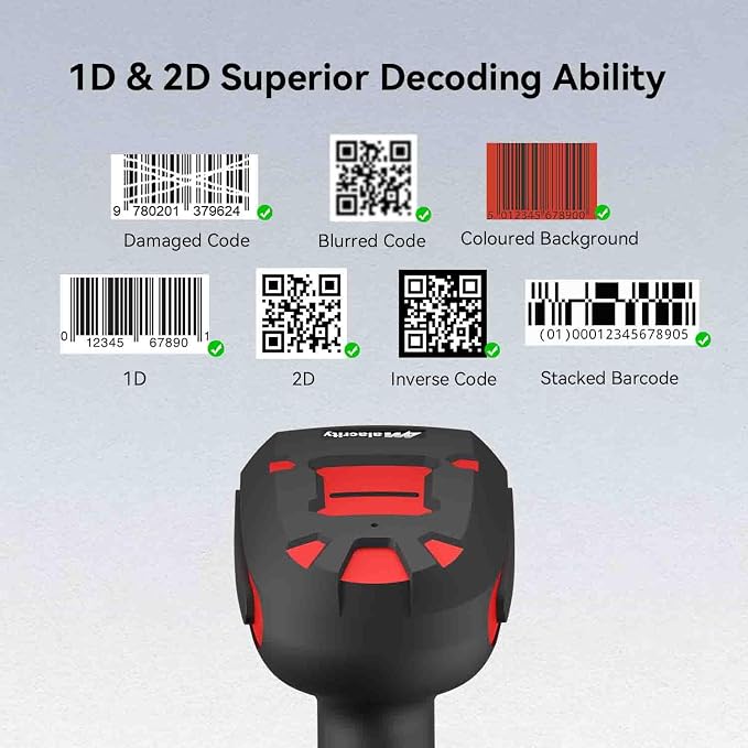 Alacrity Upgraded 2D Industrial Barcode Scanner