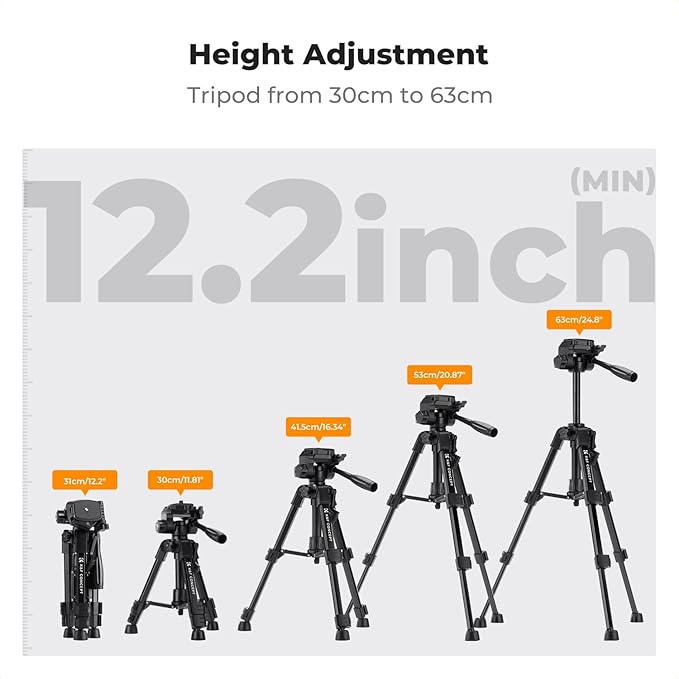 K&F CONCEPT 25" Mini Desk Tripod