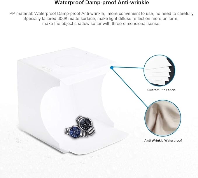 PULUZ Mini Photo Studio Light Box, Portable Folding Photo Shooting Tent