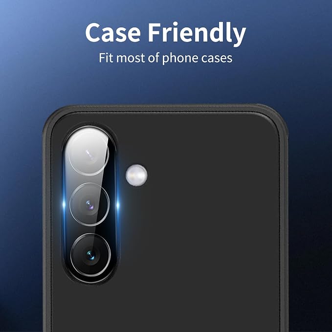 3 Pack Camera Lens Protector for Samsung Galaxy A16, Tempered Glass Camera