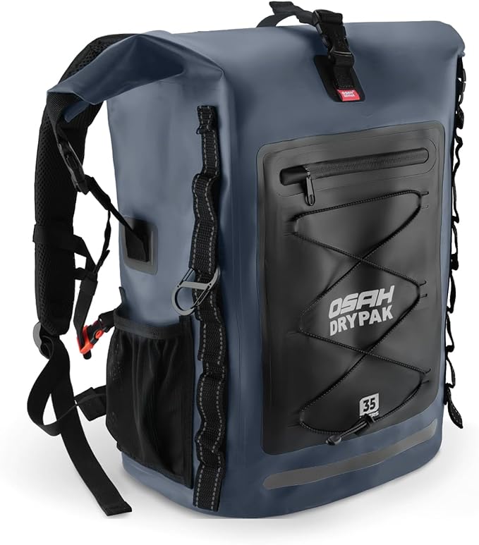 OSAH DRYPAK Waterproof Backpack Dry Bag 35L/55L/85L – Heavy Duty Roll-Top