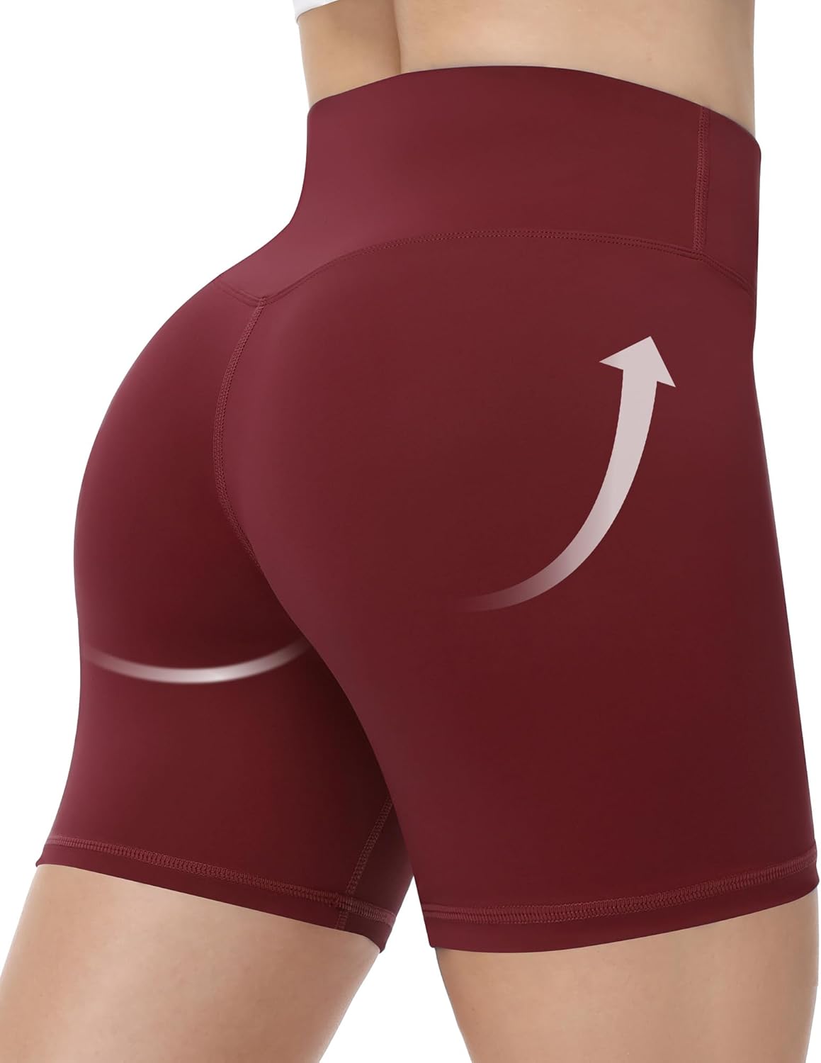 Runhit Biker Shorts for Women - High Waisted No Front Seam Yoga & Gym Spandex | 3''/5''/8'' Tummy Control