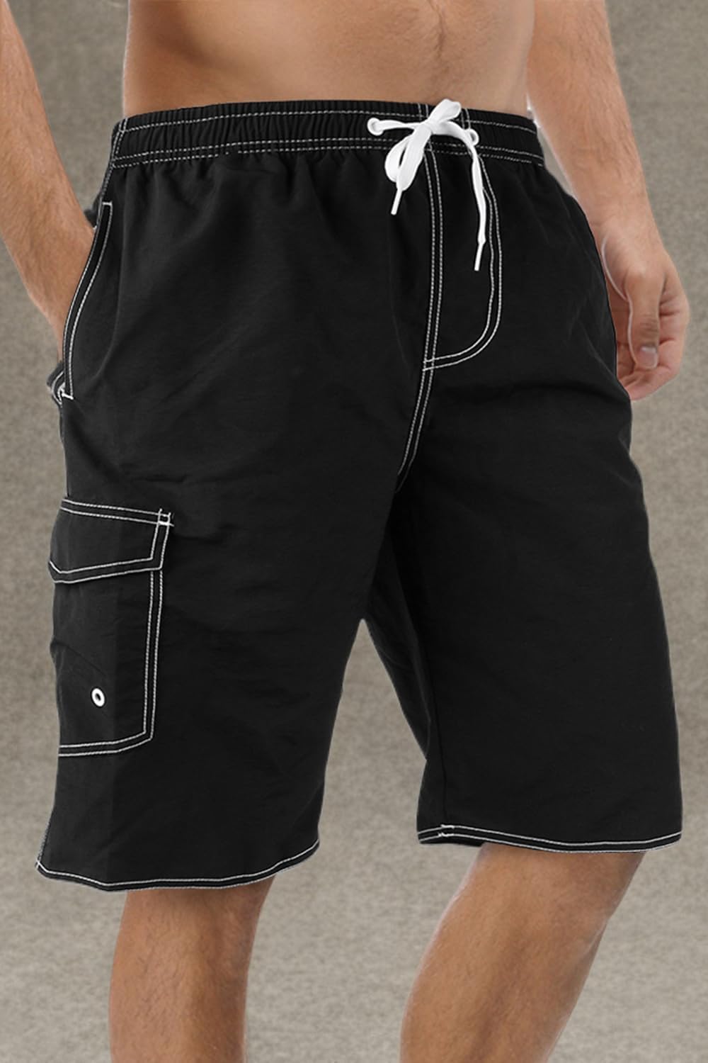 Skiennix Men's Swimming Trunks - Quick Dry Swim Shorts with Mesh Lining | Fun Bathing Suits