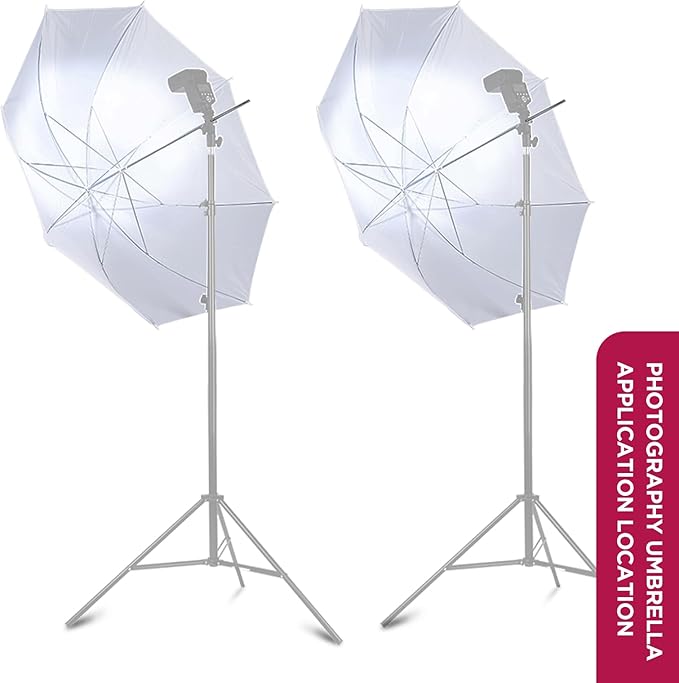 33"/84cm White Translucent Soft Umbrella Kit, Photography Umbrella Lighting Kit