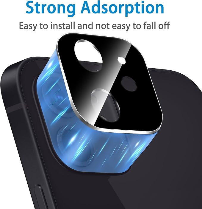 Dengduoduo 3 Pack Tempered Glass Camera Lens Protector