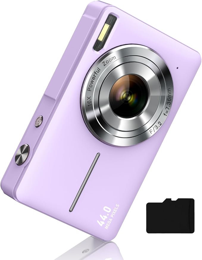Digital Camera FHD 1080P, Camkory Point and Shoot Digital Cameras