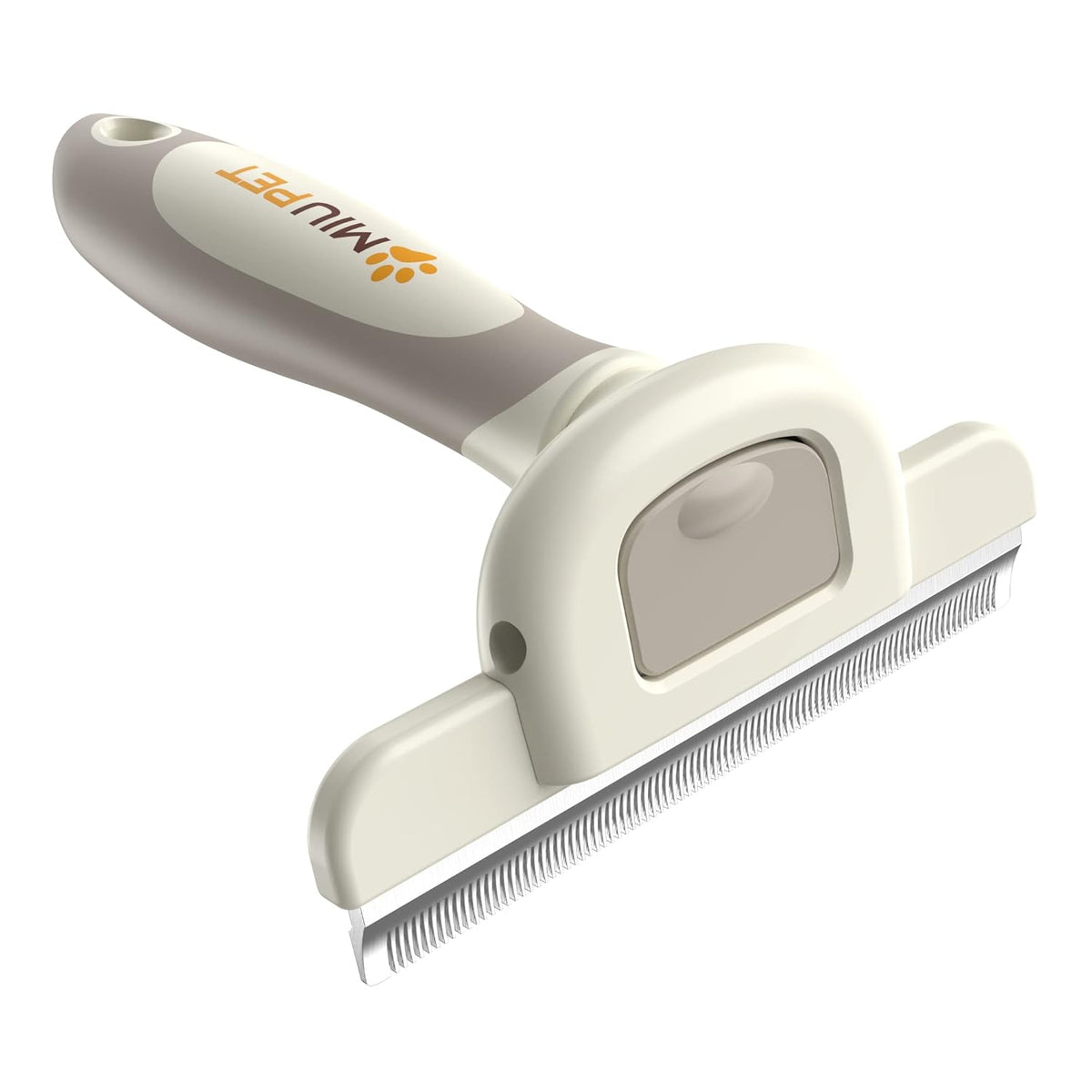 Skiennix Dog Deshedding Brush - Effortlessly Remove Loose Fur | Ergonomic Handle for Comfort