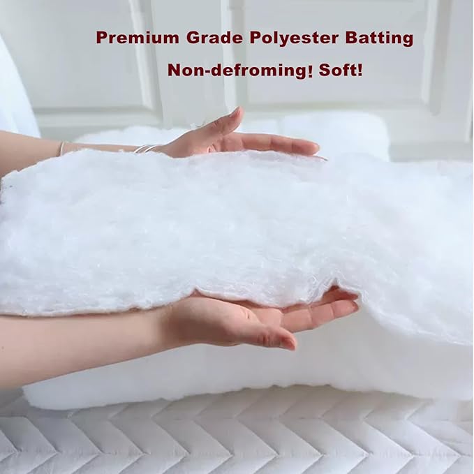 SHENGOCASE 2-Pack 16" Round Soft Cat Kneading Pillow Cushion Bed for Dog House Perch, Cushion Pad Padding (White)