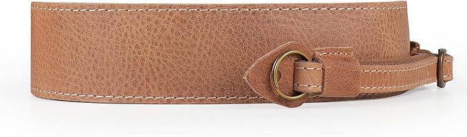 MegaGear SLR, DSLR Sierra Series Genuine Leather Camera Shoulder or Neck Strap