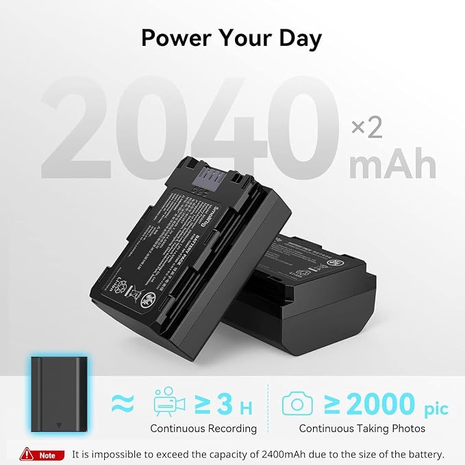 SmallRig Replacement Camera Battery Charger Set