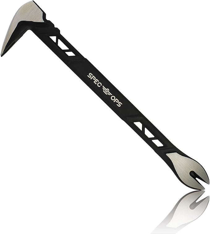 Spec Ops Tools 11" Nail Puller Cats Paw Pry Bar, High-Carbon Steel, 3% Donated to Veterans,