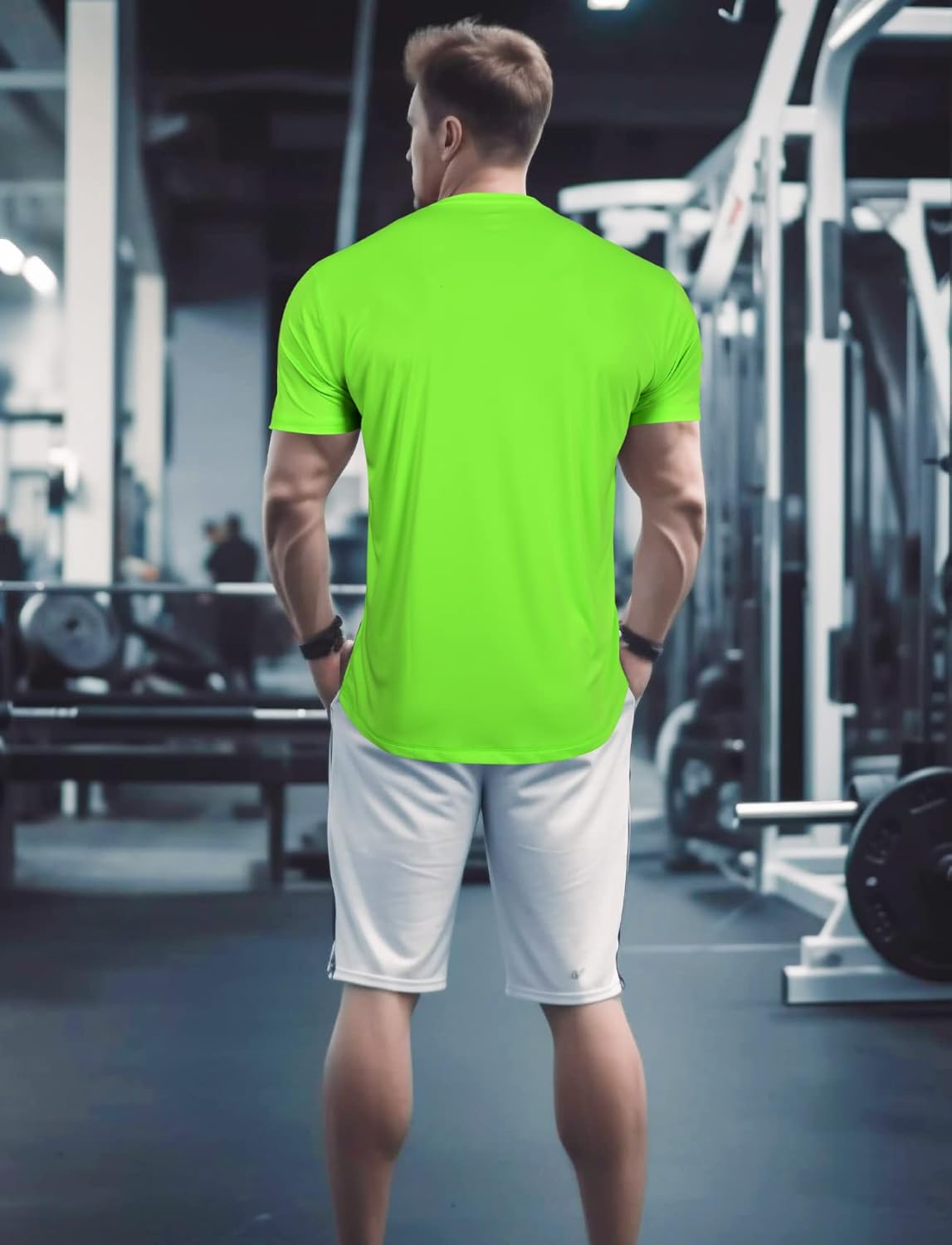 Skiennix Men's Workout Shirts - Fitted Quick-Dry Athletic Tee for Running | Moisture-Wicking Design