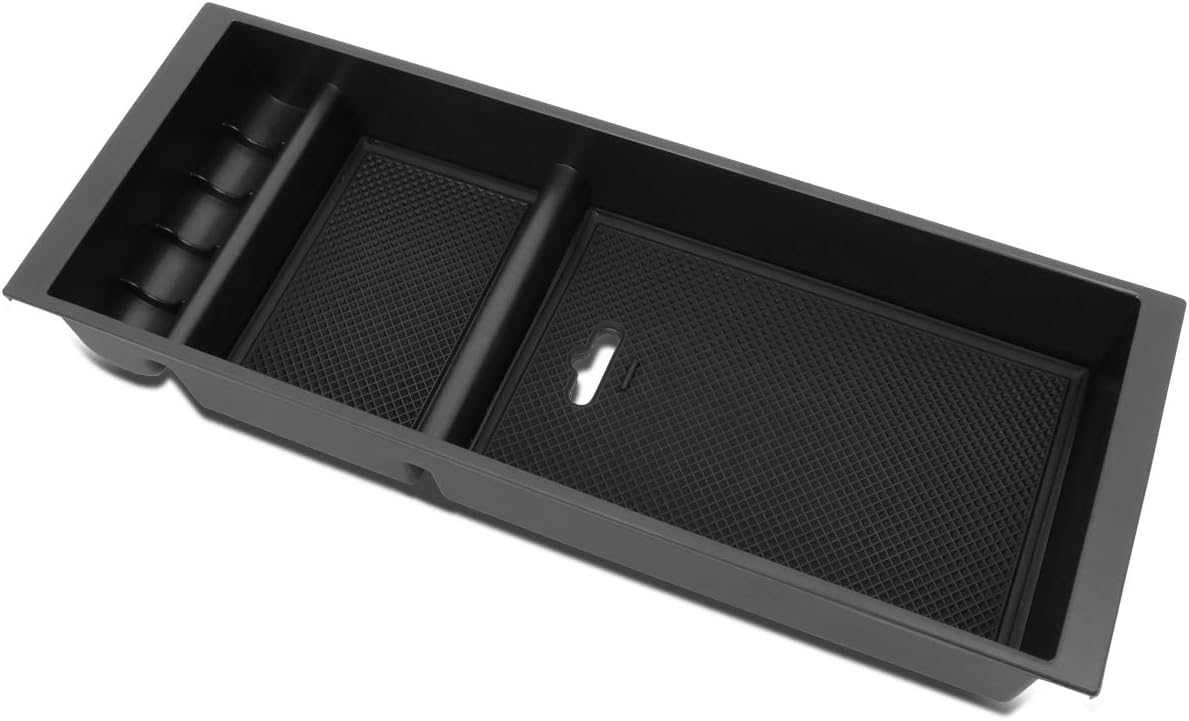 DNA MOTORING ZTL-Y-0008 Center Console Armrest Organizer Tray [for 07-19 Tundra],Black