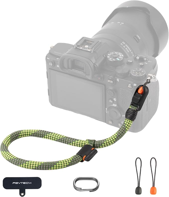 PGYTECH Camera Wrist Strap Slim Outdoor Style, Adjustable Quick Release