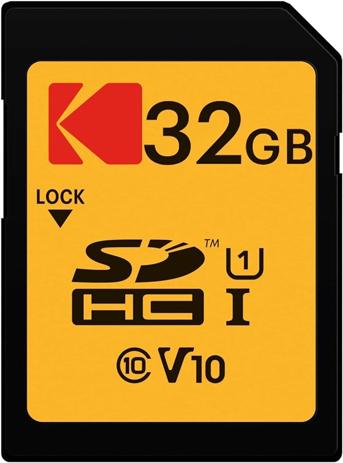 Kodak 32GB Class 10 UHS-I SDHC Memory Card Bundle