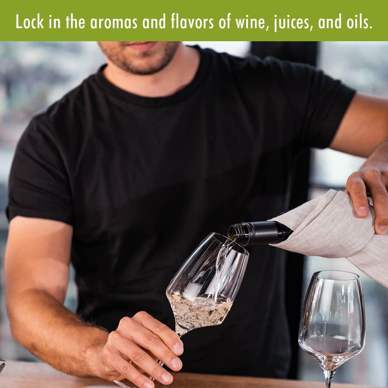 ZWILLING Fresh & Save 3-pc Vacuum Wine Sealer (Set of 3), Gift Set