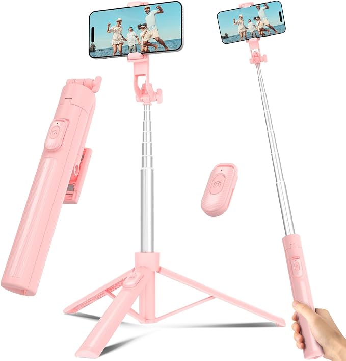 Selfie Stick Travel Tripod for Cell Phone