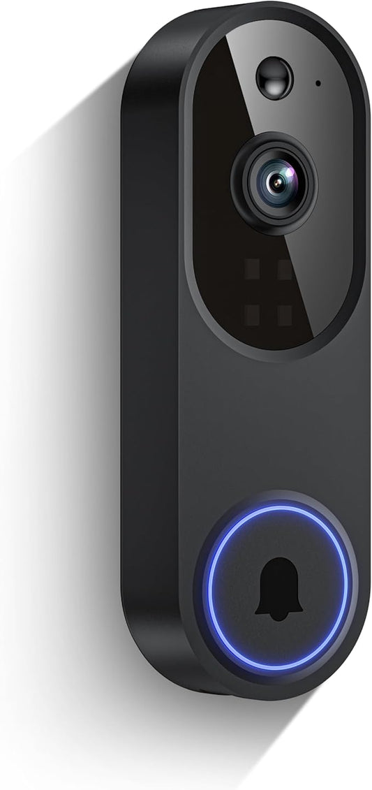 1080p Wireless Cameras & Monitor Video Doorbell Camera for Home Security, Pet dog Monitor, Cloud Storage, AI Human Detection, Night Vision, Two Way Audio, Indoor Outdoor Surveillance, 2.4G Wi-Fi Only
