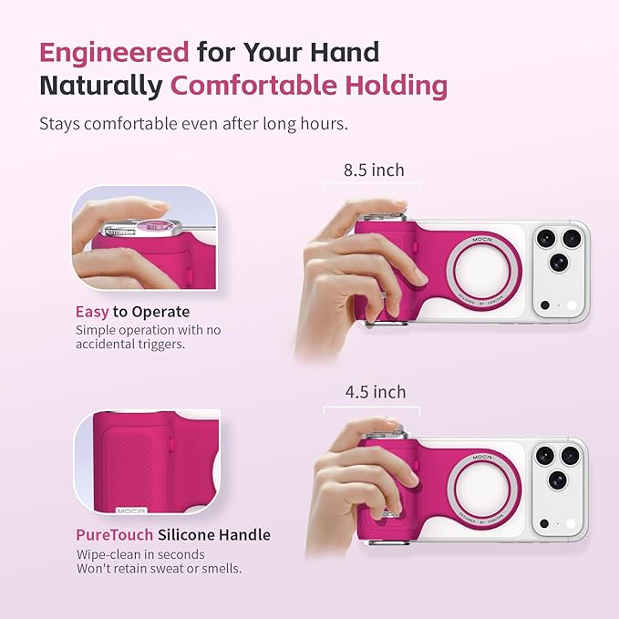COMITOK MOCA iPhone 17 Pro Camera Grip No Need App